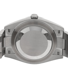 Stainless Steel 41mm Oyster Perpetual Wimbledon Datejust Watch Slate 126300