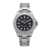 Stainless Steel Platinum 40mm Oyster Perpetual Date Yacht-Master Watch Slate 126622