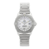 Stainless Steel Diamond Mother of Pearl 32mm Lady Cockpit Quartz Watch A71365