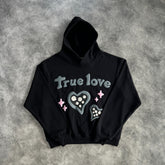 Broken Planet True Love Hoodie Black