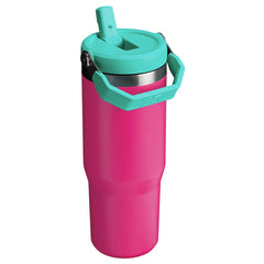 Stanley The 30oz IceFlow Flip Straw Tumbler in Passion Pink