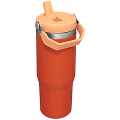 Stanley The 30oz IceFlow Flip Straw Tumbler in Tiger Lily