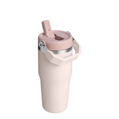 Stanley The 14oz IceFlow Flip Straw in Rose Quartz