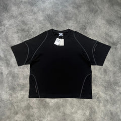 Mertra Stitched T-Shirt Black