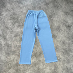 Corteiz Open Hem Sweatpants Baby Blue