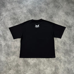 Mertra Mona Printed T-Shirt Black