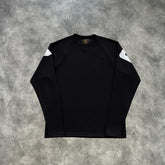 Corteiz Raglan Waffle Long Sleeves T-Shirt Black