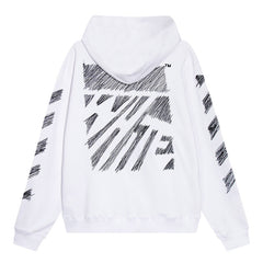 OFF-WHITE Diag Scribble Hoodie