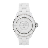 Stainless Steel Ceramic 38mm J12 Phantom Automatic Watch White
