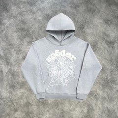 Sp5der OG Web Hoodie Off-White