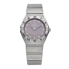 Stainless Steel Diamond 28mm Constellation Quartz Watch Purple 131.10.28.60.60.002