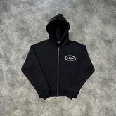 Corteiz BBK Royale Zip-Up Hoodie Black