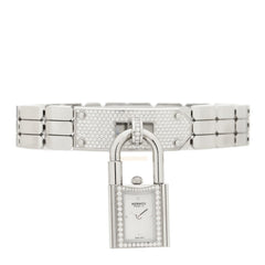 Stainless Steel Diamond Pave 16mm Kelly Quartz Watch