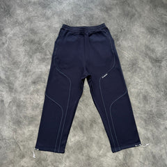 Mertra Glide Overlock Tracksuit Navy Blue