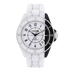 Stainless Steel Ceramic 38mm J12 Paradoxe Automatic Watch White