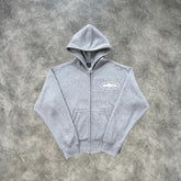 Corteiz Alcatraz Crtz Zip-Up Tracksuit Grey