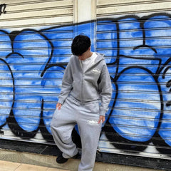 Corteiz Alcatraz Crtz Zip-Up Tracksuit Grey
