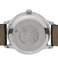 Stainless Steel Alligator Diamond 32.7mm De Ville Prestige Quartz Watch White 424.13.33.20.52.002