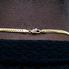 South Beach Cuban? Chain in Yellow Gold- 5mm