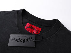 GODSPEED Men's Black L.O.T.F Crew Neck T-Shirt