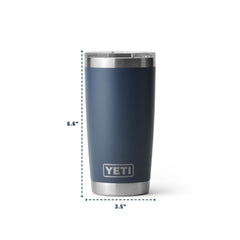 YETI Blue Camo Rambler 20oz Tumbler
