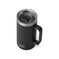 YETI Black Rambler 24oz Mug