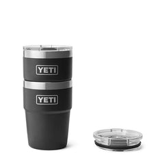 YETI Black 16oz Rambler Stackable Cup