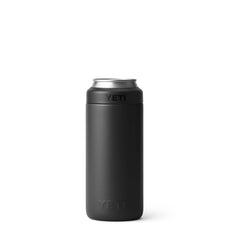 Black Rambler 12oz Slim Can Colster