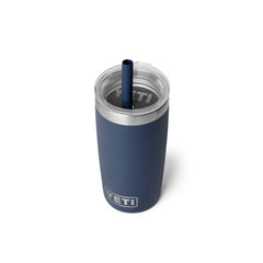 YETI Navy Rambler 10oz Tumbler with Silicone Straw