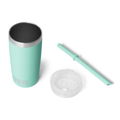 YETI Seafoam Rambler 10oz Tumbler with Silicone Straw
