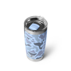 YETI Blue Camo Rambler 20oz Tumbler