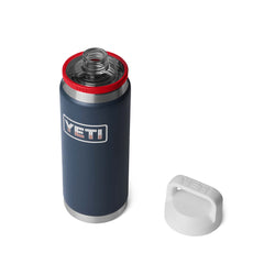 YETI Red. White. Navy Rambler 26oz Chug Bottle
