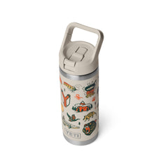 YETI Cape Summer Camp Rambler 18oz Straw Bottle