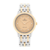 Stainless Steel 18K Red Gold 27mm De Ville Prestige Quartz Watch Champagne 424.20.27.60.52.003