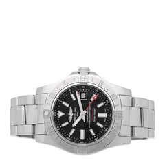 Stainless Steel 43mm Avenger II GMT Automatic Watch Black A32390