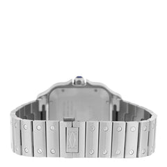Stainless Steel 39.8mm Santos De Cartier Automatic Watch Green