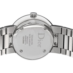 Stainless Steel Diamond Bezel Mother of Pearl 33mm La D De Dior Quartz Watch