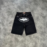 Corteiz Island Baggy Denim Shorts Black