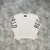 Corteiz Rules The World Long Sleeves T-Shirt Off White
