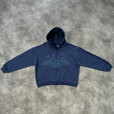 Broken Planet Zip-Up Hoodie Deep Navy