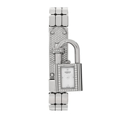 Stainless Steel Diamond Pave 16mm Kelly Quartz Watch