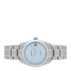 Stainless Steel 38mm Heritage Collection Automatic Watch Blue SBGH347G