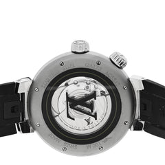 Stainless Steel Rubber 44mm Tambour Street Diver Automatic Watch Urban Green