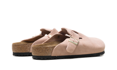 Boston Suede Leather Sandals Light Rose 1026139