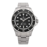 Stainless Steel 44mm Oyster Perpetual Date Sea-Dweller Deepsea Watch Black 116660