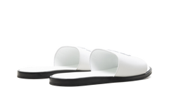 Leather Slides White CHRM0967