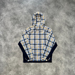 Mertra Plaid Pullover Jacket Blue