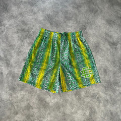Eric Emanuel Snake Print Shorts Green