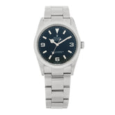 Stainless Steel 39mm Oyster Perpetual Explorer Watch Black 114270