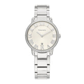 Stainless Steel Diamond Bezel 31mm Atlas 2-Hand Quartz Watch